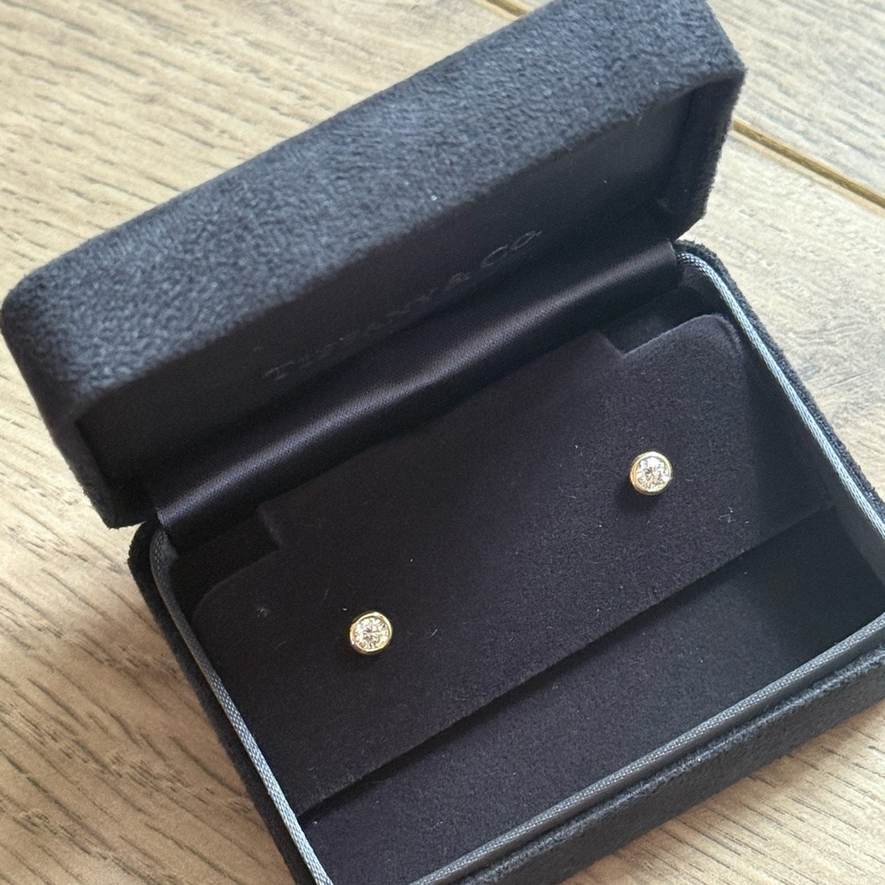 Tiffany & Co. Elsa Peretti®Diamonds by the Yard® Earrings in Yellow Gold